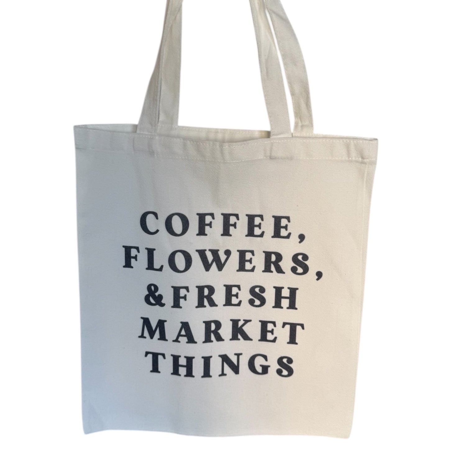 Coffee & Flowers Tote Bag