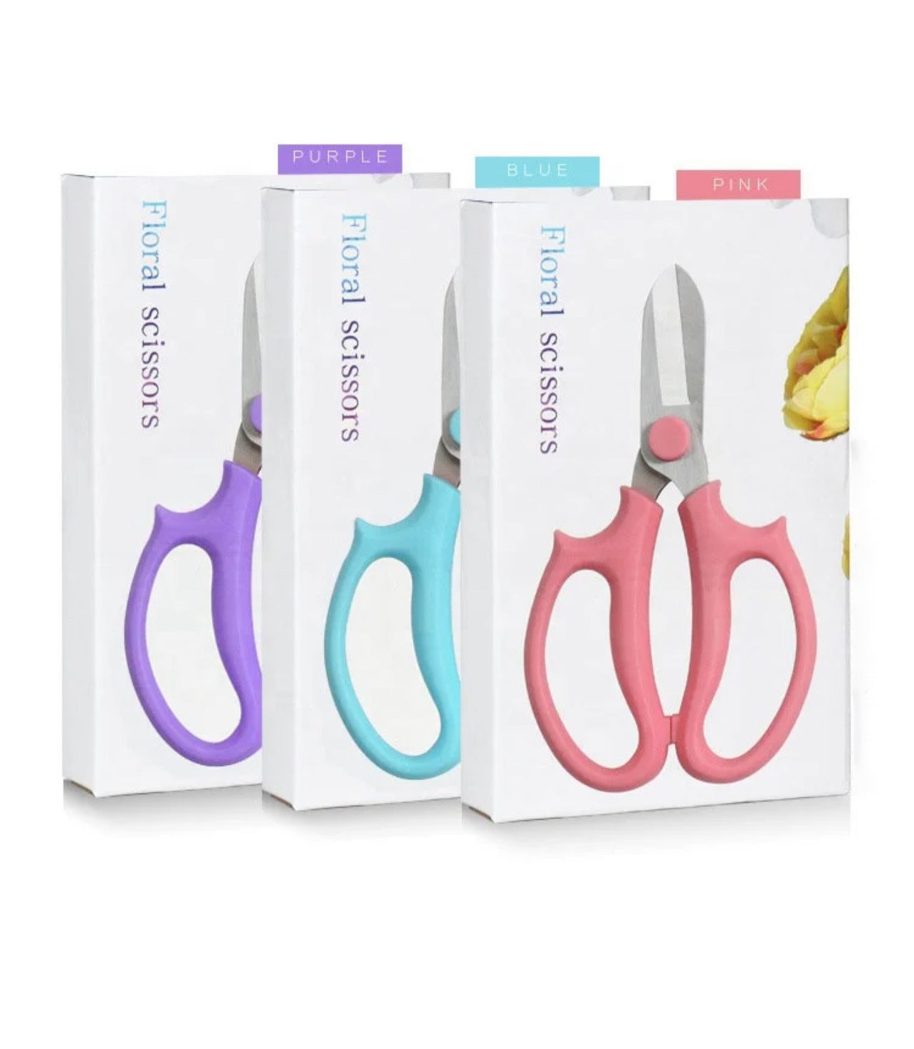 Japanese Floral Scissors - Pink